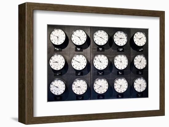 Clocks City-Philippe Hugonnard-Framed Photographic Print