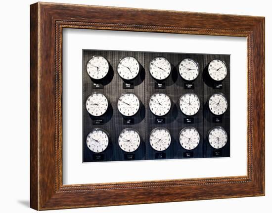 Clocks City-Philippe Hugonnard-Framed Photographic Print