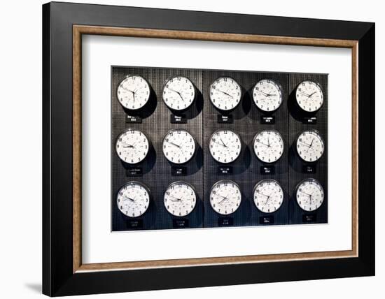 Clocks City-Philippe Hugonnard-Framed Photographic Print