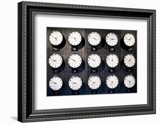 Clocks City-Philippe Hugonnard-Framed Photographic Print