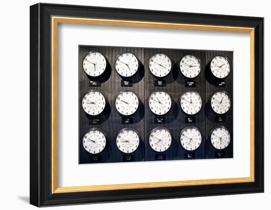 Clocks City-Philippe Hugonnard-Framed Photographic Print