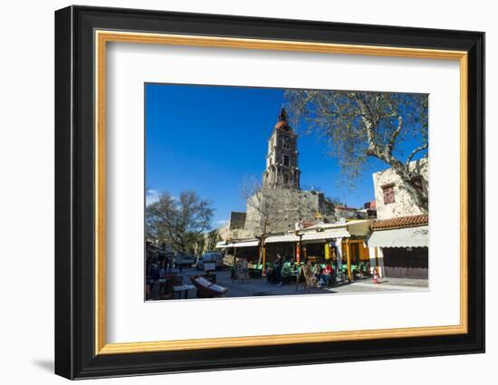 Clocktower in the Medieval Old Town-Michael Runkel-Framed Photographic Print