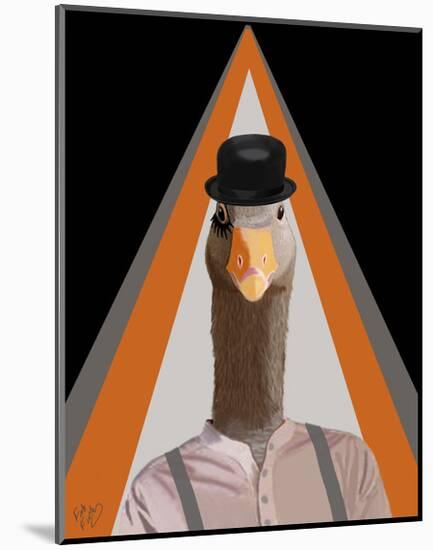 Clockwork Orange Goose-Fab Funky-Mounted Art Print