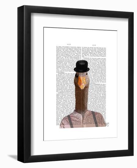 Clockwork Orange Goose-Fab Funky-Framed Art Print