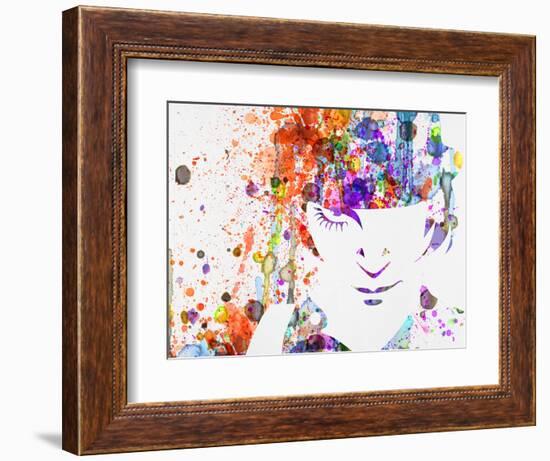 Clockwork Watercolor-Anna Malkin-Framed Art Print