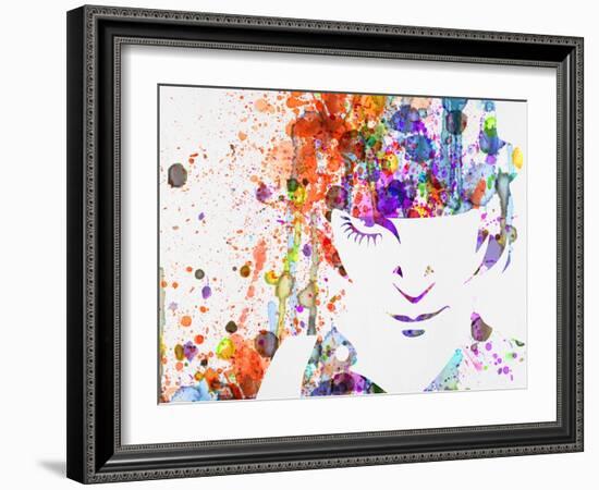 Clockwork Watercolor-Anna Malkin-Framed Art Print