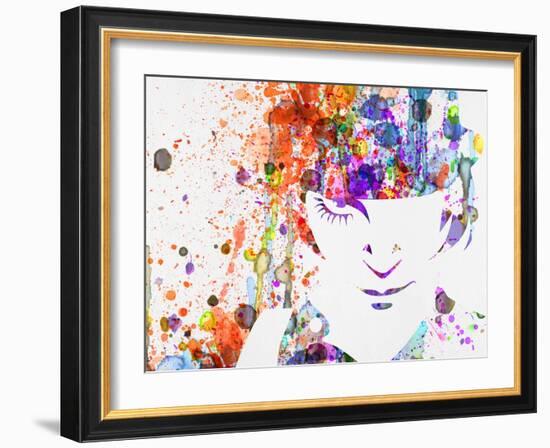 Clockwork Watercolor-Anna Malkin-Framed Art Print