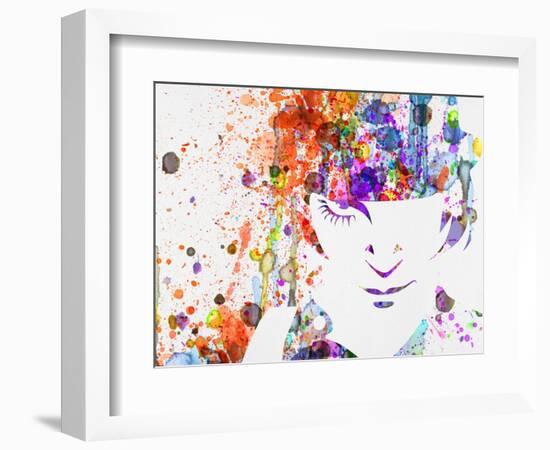 Clockwork Watercolor-Anna Malkin-Framed Art Print