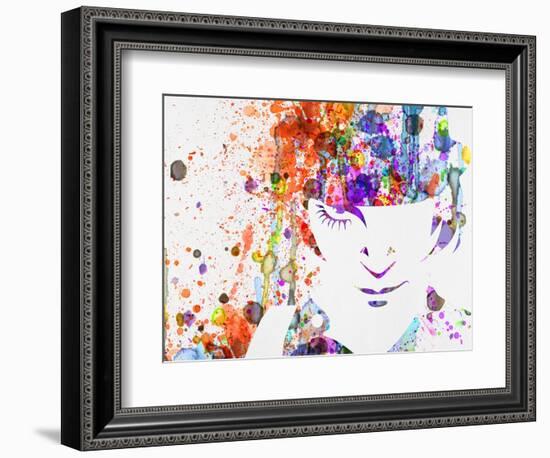 Clockwork Watercolor-Anna Malkin-Framed Art Print