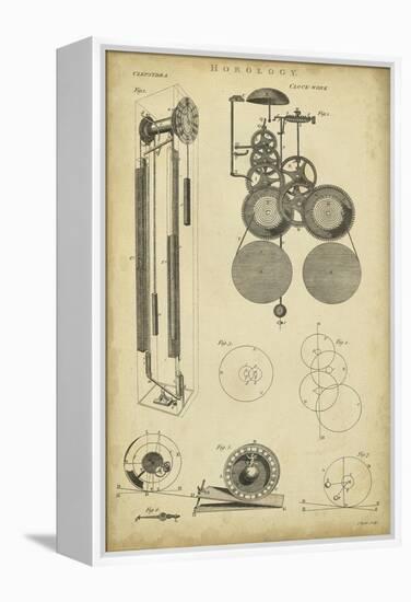 Clockworks II-Chambers-Framed Stretched Canvas