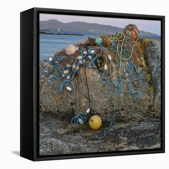 Cloghcor, Arranmore Island, County Donegal, Ulster, Republic of Ireland, Europe-Carsten Krieger-Framed Premier Image Canvas