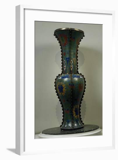 Cloisonne Vase, China, 11th-12th Century-null-Framed Giclee Print