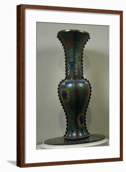 Cloisonne Vase, China, 11th-12th Century-null-Framed Giclee Print