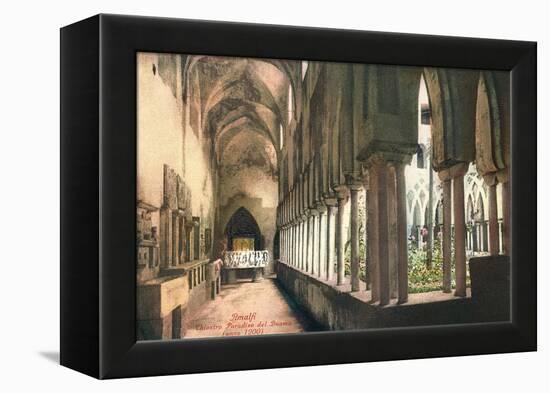 Cloister at Amalfi Cathedral, Italy-null-Framed Stretched Canvas