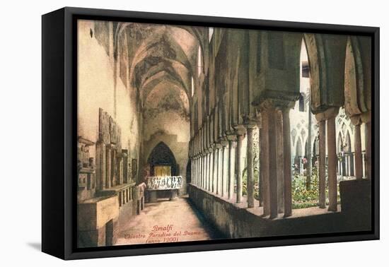 Cloister at Amalfi Cathedral, Italy-null-Framed Stretched Canvas