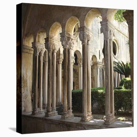 Cloister - Colonnade-Tony Koukos-Framed Stretched Canvas