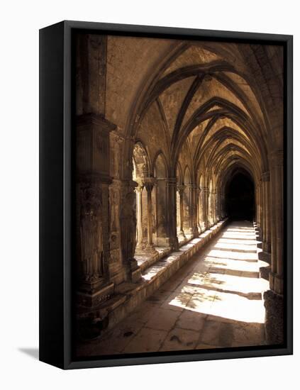 Cloister Detail, Arles, Cloitre St-Trophime, Bouches-Du-Rhone, Provence, France-Walter Bibikow-Framed Premier Image Canvas