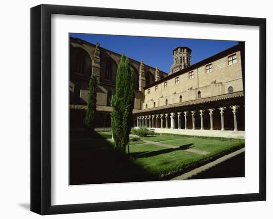 Cloister of Le Couvent Des Augustins, 14th C, Augustins Museum, Toulouse, Midi-Pyrenees, France-Rawlings Walter-Framed Photographic Print