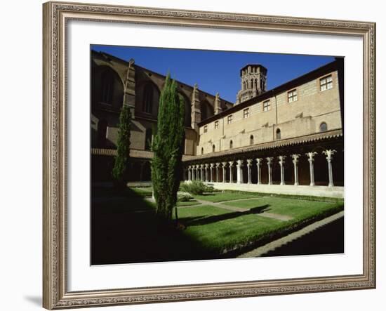 Cloister of Le Couvent Des Augustins, 14th C, Augustins Museum, Toulouse, Midi-Pyrenees, France-Rawlings Walter-Framed Photographic Print