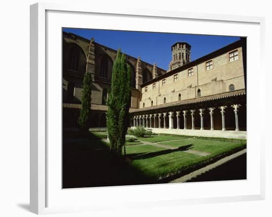 Cloister of Le Couvent Des Augustins, 14th C, Augustins Museum, Toulouse, Midi-Pyrenees, France-Rawlings Walter-Framed Photographic Print