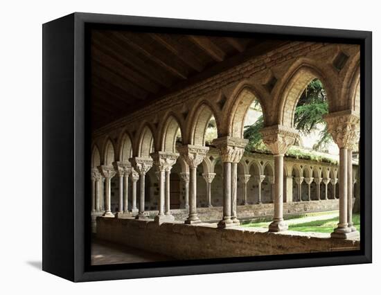 Cloister of Moissac, Moissac, Tarn Et Garonne, France-Michael Busselle-Framed Premier Image Canvas