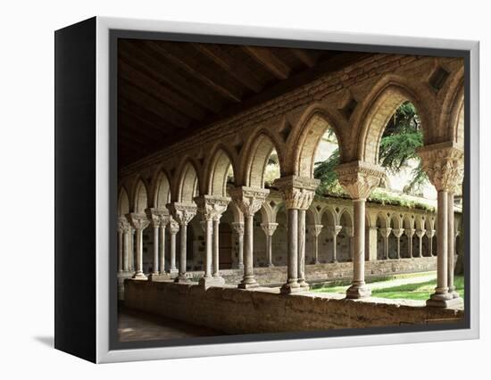 Cloister of Moissac, Moissac, Tarn Et Garonne, France-Michael Busselle-Framed Premier Image Canvas