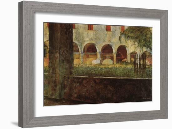 Cloister of S. Onofrio-Umberto Boccioni-Framed Giclee Print