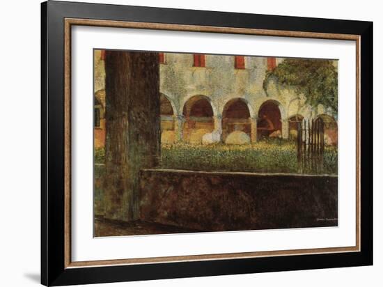 Cloister of S. Onofrio-Umberto Boccioni-Framed Giclee Print