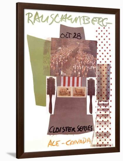 Cloister Series, Ace Gallery, Canada-Robert Rauschenberg-Framed Collectable Print