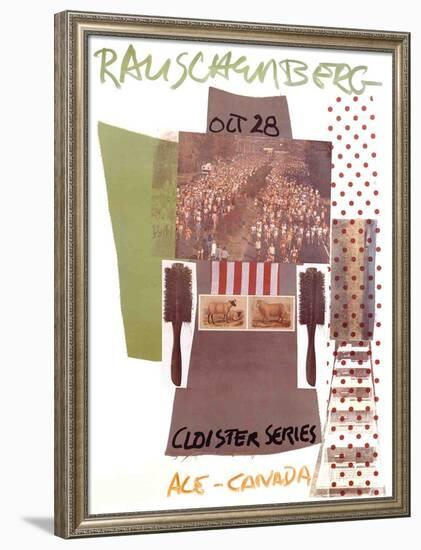 Cloister Series, Ace Gallery, Canada-Robert Rauschenberg-Framed Collectable Print