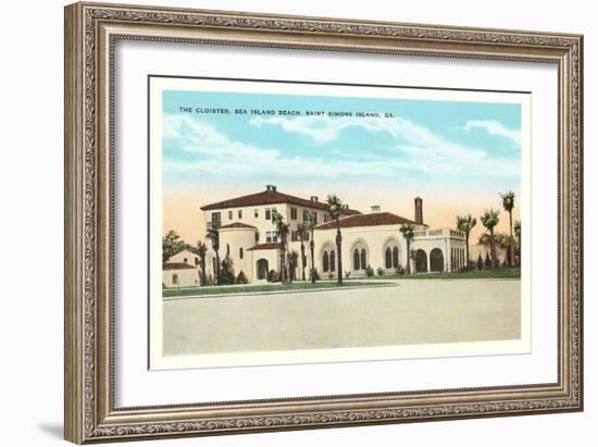 Cloister, St. Simons Island, Georgia-null-Framed Art Print