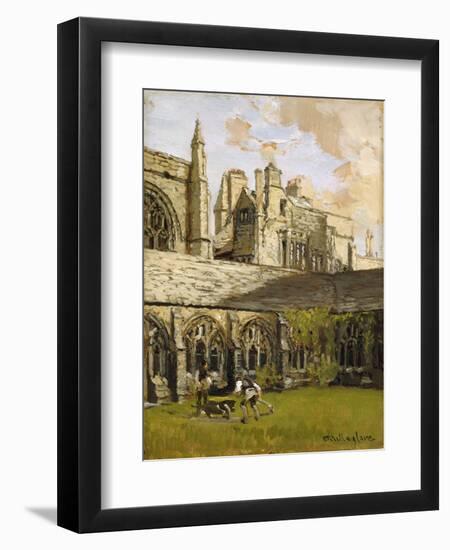 Cloisters at New College, Oxford-John Fulleylove-Framed Giclee Print