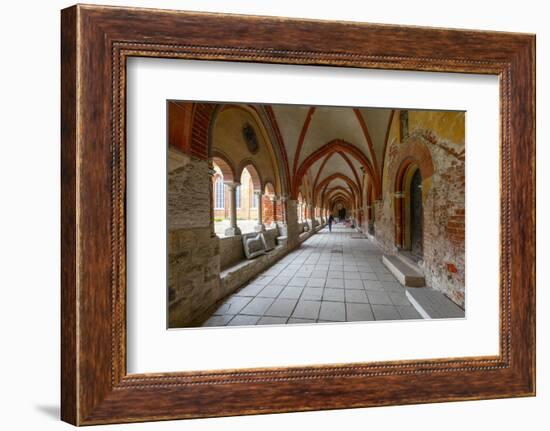 Cloisters in the Dome Cathedral, Riga, Latvia-Neil Farrin-Framed Photographic Print