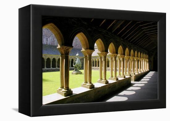 Cloisters of Iona Abbey, Argyll and Bute, Scotland-Peter Thompson-Framed Premier Image Canvas