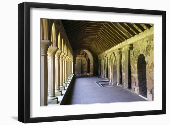 Cloisters of Iona Abbey, Argyll and Bute, Scotland-Peter Thompson-Framed Photographic Print