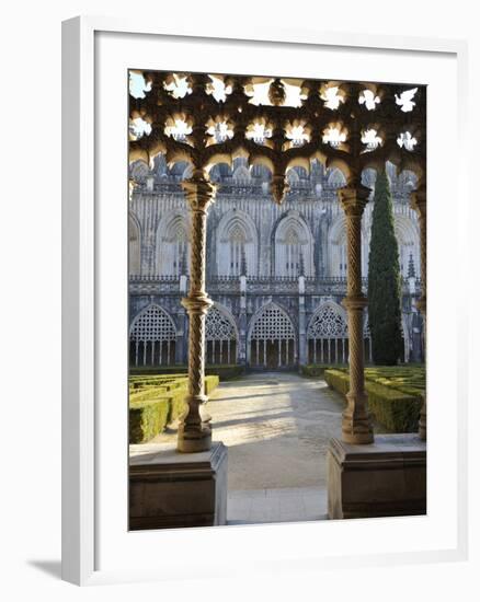 Cloisters of the Batalha Monastery, a UNESCO World Heritage Site, Portugal-Mauricio Abreu-Framed Photographic Print