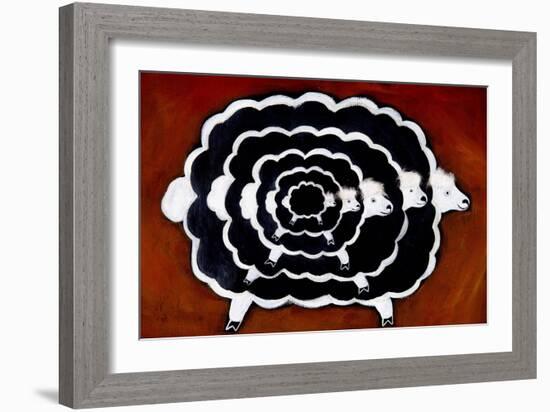 Cloning: Abyme of a Sheep.-Patrizia La Porta-Framed Giclee Print