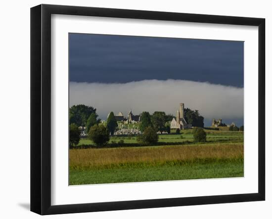 Clonmacnoise, County Offaly, Leinster, Republic of Ireland, Europe-Carsten Krieger-Framed Photographic Print