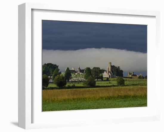 Clonmacnoise, County Offaly, Leinster, Republic of Ireland, Europe-Carsten Krieger-Framed Photographic Print