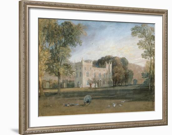 Clontarf Castle, Co Dublin, 1817-J M W Turner-Framed Giclee Print