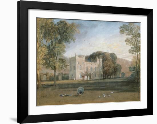 Clontarf Castle, Co Dublin, 1817-J M W Turner-Framed Giclee Print