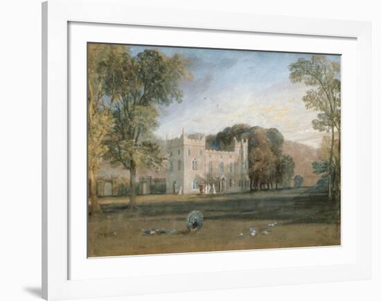 Clontarf Castle, Co Dublin, 1817-J M W Turner-Framed Giclee Print