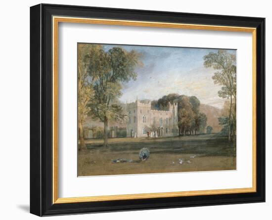 Clontarf Castle, County Dublin, 1817-J M W Turner-Framed Giclee Print