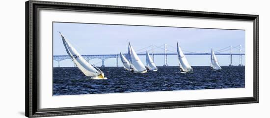 Close Hauled Flotilla-Alan Hausenflock-Framed Art Print