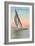 Close-Hauled Sailboat, Newport, Rhode Island-null-Framed Art Print