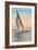 Close-Hauled Sailboat, Newport, Rhode Island-null-Framed Art Print