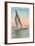 Close-Hauled Sailboat, Newport, Rhode Island-null-Framed Art Print