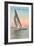 Close-Hauled Sailboat, Newport, Rhode Island-null-Framed Art Print