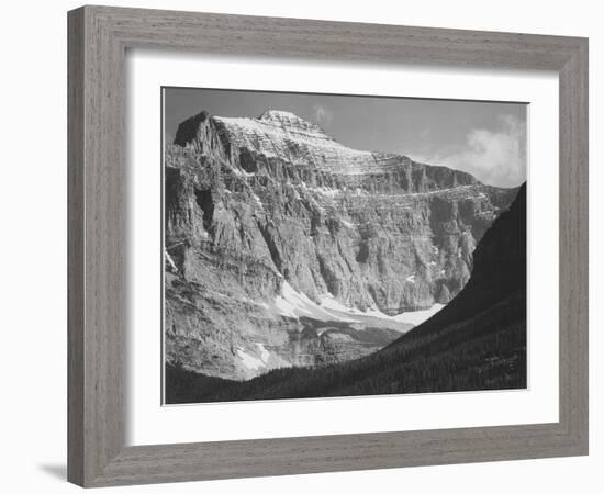 Close In View Of Mt Side "From Going-To-The-Sun Chalet Glacier National Park" Montana. 1933-1942-Ansel Adams-Framed Art Print