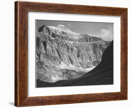 Close In View Of Mt Side "From Going-To-The-Sun Chalet Glacier National Park" Montana. 1933-1942-Ansel Adams-Framed Art Print